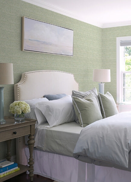 Balantine Teal Weave Wallpaper