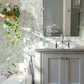 Nightingale Seafoam Floral Trail Wallpaper