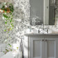 Nightingale Charcoal Floral Trail Wallpaper