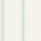 Linette Seafoam Fabric Stripe Wallpaper