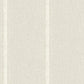Linette Beige Fabric Stripe Wallpaper
