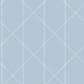 Walcott Light Blue Stitched Trellis Wallpaper