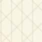 Walcott Cream Stitched Trellis Wallpaper
