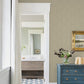 Walcott Taupe Stitched Trellis Wallpaper