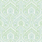 Fernback Green Ornate Botanical Wallpaper