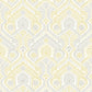 Fernback Yellow Ornate Botanical Wallpaper