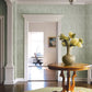 Callaway Green Woven Stripes Wallpaper