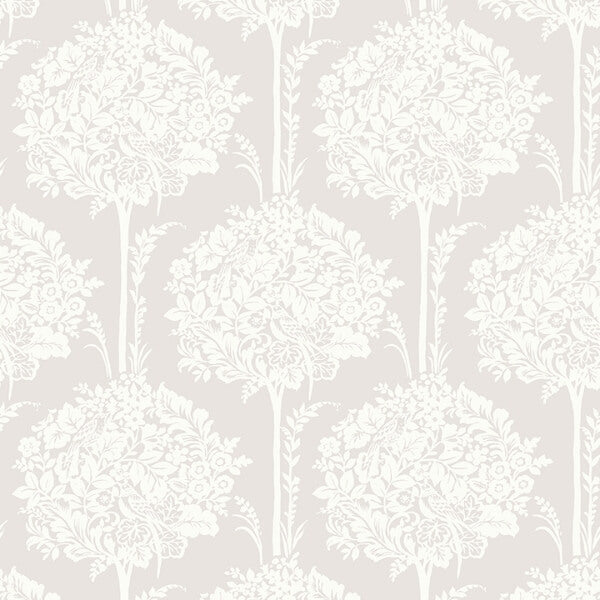 Zaria Lavender Topiary Wallpaper