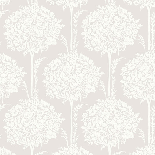 Zaria Lavender Topiary Wallpaper