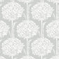 Zaria Grey Topiary Wallpaper