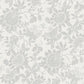 Helen Light Grey Floral Trail Wallpaper