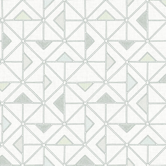 Jekyl Green Triangles Wallpaper