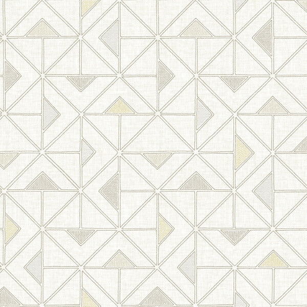 Jekyl Beige Triangles Wallpaper