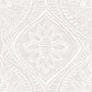 Scout Lavender Floral Ogee Wallpaper