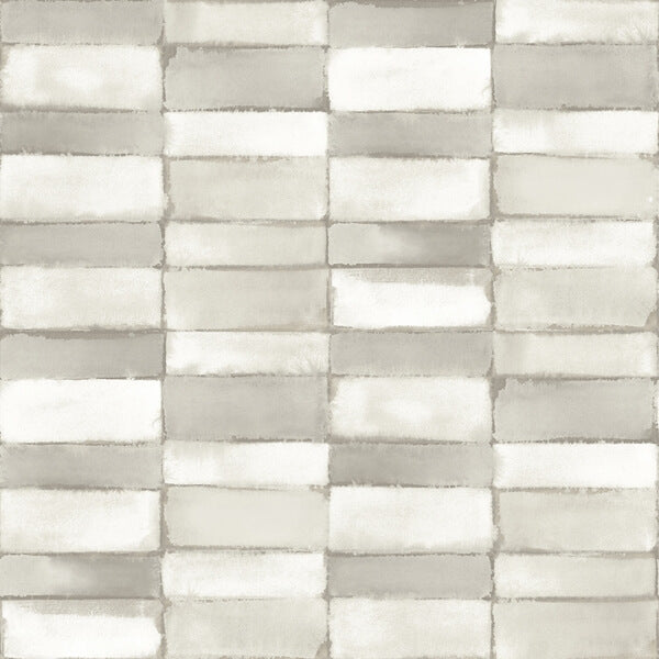 Braden Silver Tile Wallpaper
