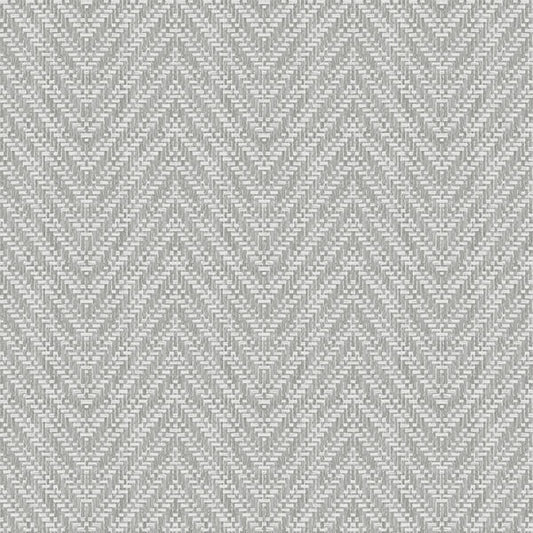 Glynn Grey Chevron Wallpaper
