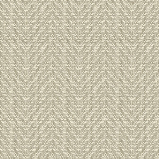 Glynn Neutral Chevron Wallpaper
