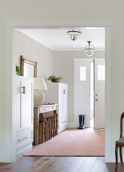 Simon Neutral Woven Texture Wallpaper