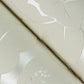Augusta White Flock Damask Wallpaper