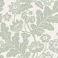 Augusta Silver Flock Damask Wallpaper