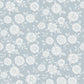 Lizette Light Blue Charming Floral Wallpaper
