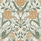 Fillippa Green Tulip Wallpaper