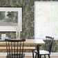 Elise Indigo Nouveau Gardens Wallpaper