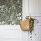 Elise Green Nouveau Gardens Wallpaper