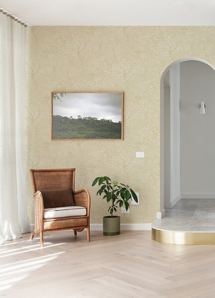 Olle Neutral Forest Sanctuary Wallpaper