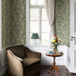 Ojvind Sea Green Floral Ogee Wallpaper