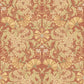 Ojvind Rust Floral Ogee Wallpaper