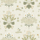Elda Olive Delicate Daisies Wallpaper