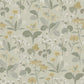 Magdalena Light Green Dandelion Wallpaper
