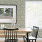 Magdalena Light Green Dandelion Wallpaper