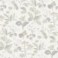Magdalena Light Grey Dandelion Wallpaper