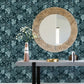 Irina Navy Floral Blooms Wallpaper