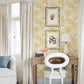 Irina Yellow Floral Blooms Wallpaper
