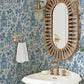 Helaine Blue Pagoda Wallpaper