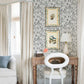 Helaine Charcoal Pagoda Wallpaper
