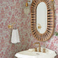 Helaine Coral Pagoda Wallpaper