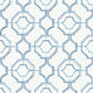Gallina Blue Trellis Wallpaper