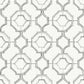 Gallina Charcoal Trellis Wallpaper