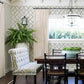 Gallina Charcoal Trellis Wallpaper