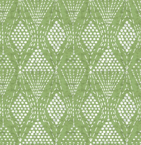 Grady Green Dotted Geometric Wallpaper