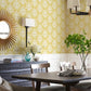 Keaton Yellow Medallion Wallpaper