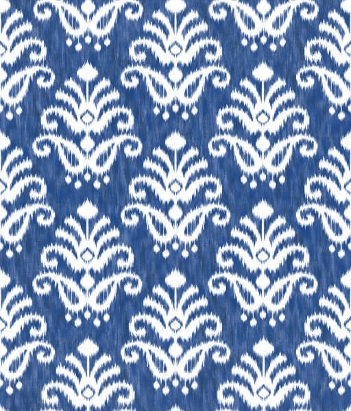 Keaton Blue Medallion Wallpaper