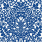 Marni Blue Fruit Damask Wallpaper