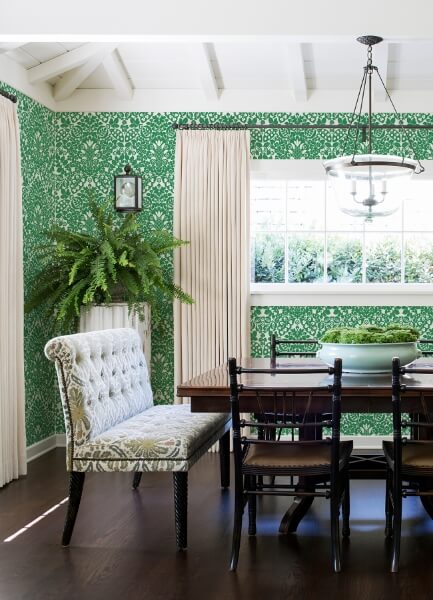 Marni Green Fruit Damask Wallpaper