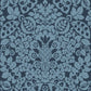 Marni Navy Fruit Damask Wallpaper