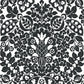 Marni Black Fruit Damask Wallpaper